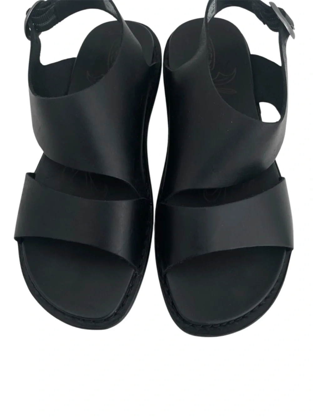 Keen Sofia Leather Sandals Black Size 7.5 Beach Walking Travel - Picture 2 of 12